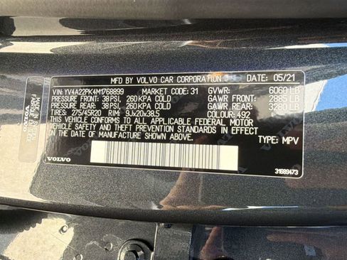 Used 2021 Volvo XC90 T6 Momentum w/ Climate Package image 21