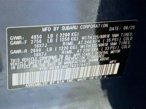 Certified 2025 Subaru Outback Limited image 42