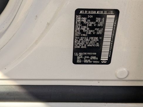 Certified 2024 INFINITI QX80 Sensory image 11