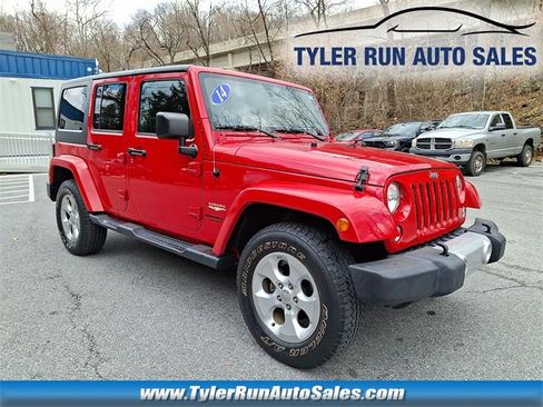 Used 2014 Jeep Wrangler Unlimited Sahara w/ Dual Top Group image 1