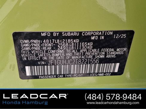Used 2026 Subaru Impreza RS AWD/4WD image 27
