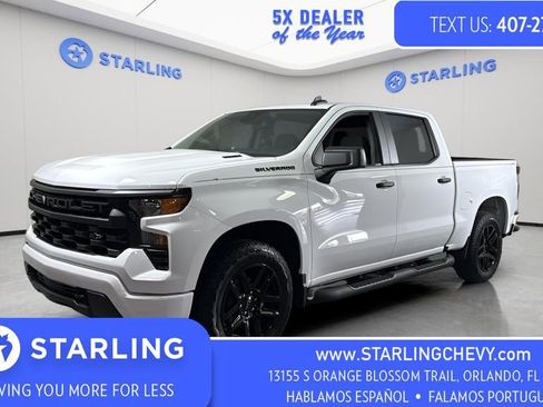 Used 2026 Chevrolet Silverado 1500 Custom w/ Turbomax Blackout Package RWD image 1
