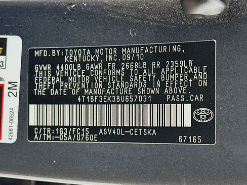 Used 2011 Toyota Camry SE image 12