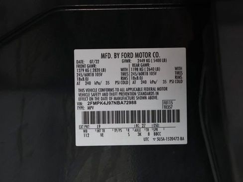 Used 2022 Ford Edge SEL w/ Convenience Package AWD/4WD image 45