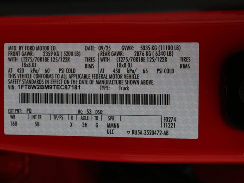 New 2026 Ford F250 Lariat image 24