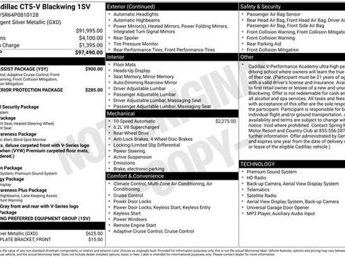 Used 2023 Cadillac CT5 V Blackwing w/ Driver Assist Package RWD image 34