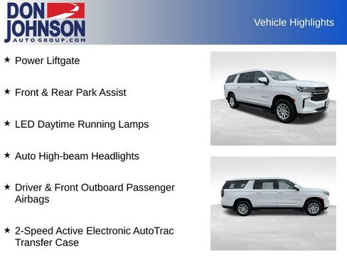 Certified 2022 Chevrolet Suburban LT w/ Luxury Package AWD/4WD image 19
