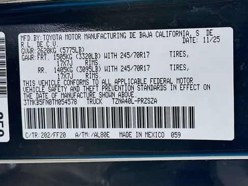 Certified 2026 Toyota Tacoma SR5 RWD image 30