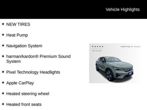 Certified 2023 Volvo C40 P8 Recharge Ultimate w/ Protection Package Premier image 5