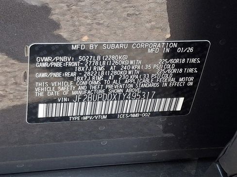 New 2026 Subaru Outback Limited AWD/4WD image 12
