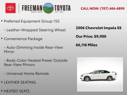 Used 2006 Chevrolet Impala SS w/ Convenience Package FWD image 5