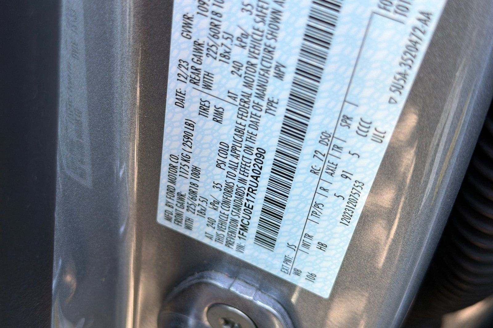 Used 2024 Ford Escape SE FWD image 33