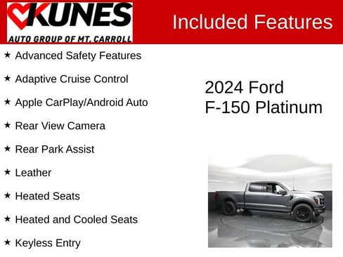 Used 2024 Ford F150 Platinum AWD/4WD image 3