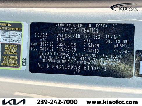 New 2026 Kia Carnival SX Prestige image 45