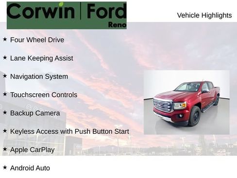 Used 2018 GMC Canyon SLT w/ Driver Alert Package AWD/4WD image 8