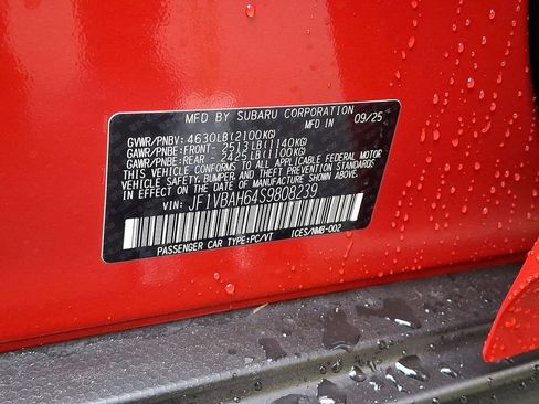 New 2025 Subaru WRX Premium image 18