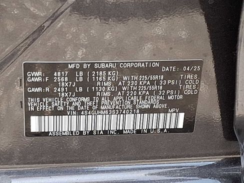 New 2025 Subaru Crosstrek 2.5i Limited image 9