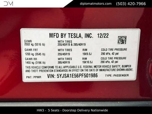 Used 2023 Tesla Model S AWD/4WD image 46