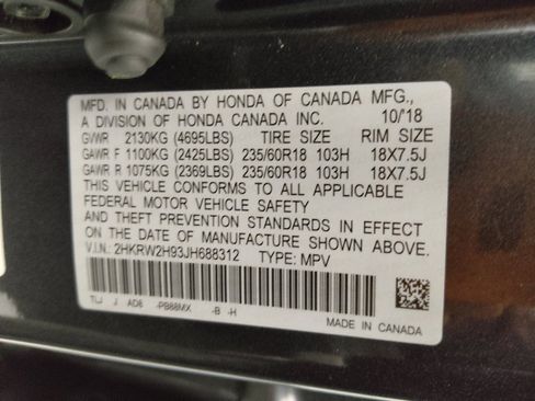 Used 2018 Honda CR-V Touring image 33