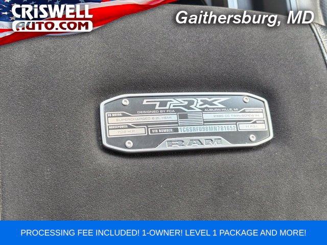 Used 2021 RAM 1500 TRX w/ TRX Level 1 Equipment Group AWD/4WD image 25