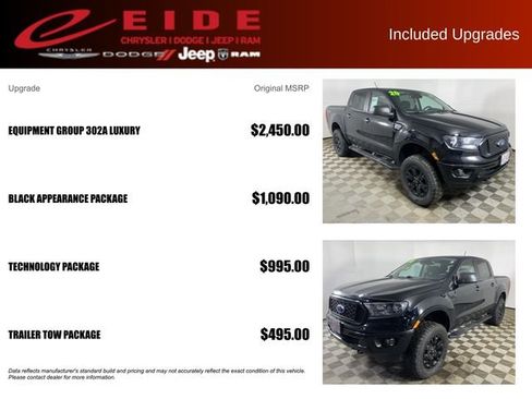 Used 2020 Ford Ranger XLT w/ Equipment Group 302A Luxury image 12