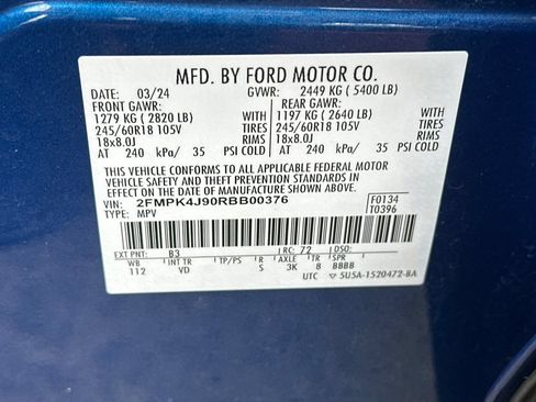 Used 2024 Ford Edge SEL AWD/4WD image 25