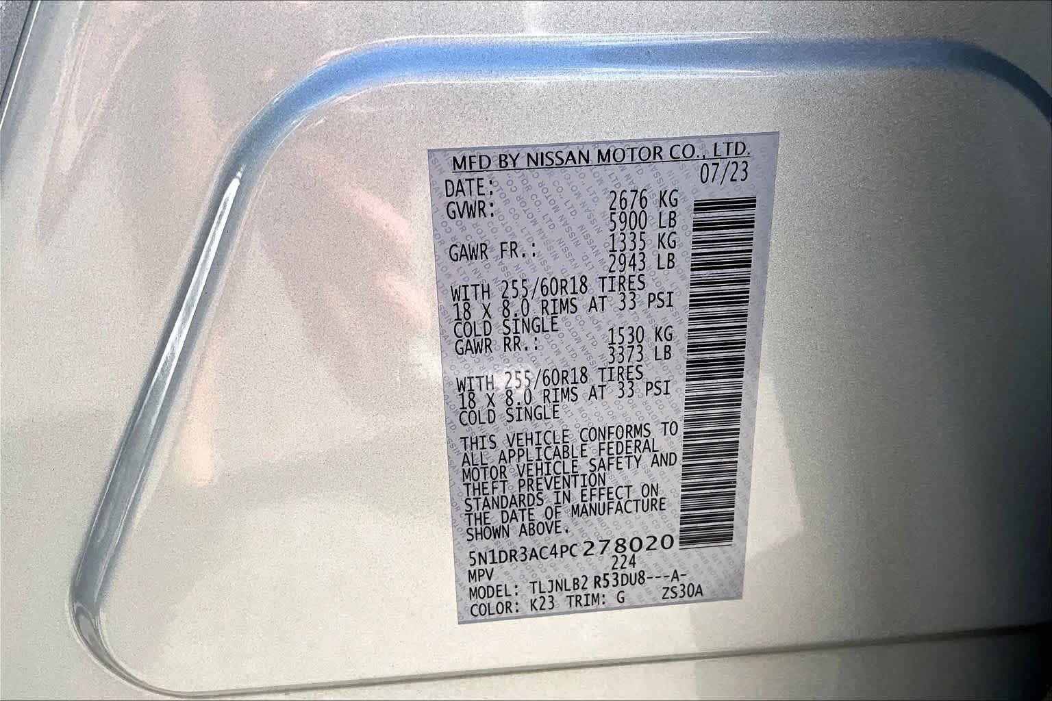 Used 2023 Nissan Pathfinder S AWD/4WD image 34