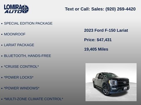 Used 2023 Ford F150 Lariat AWD/4WD image 21