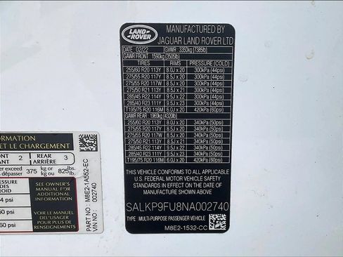 Used 2022 Land Rover Range Rover SE AWD/4WD image 15
