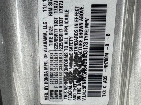 Used 2012 Honda Odyssey EX-L image 9