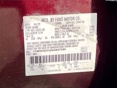 Used 2022 Ford Explorer XLT w/ Equipment Group 202A image 33