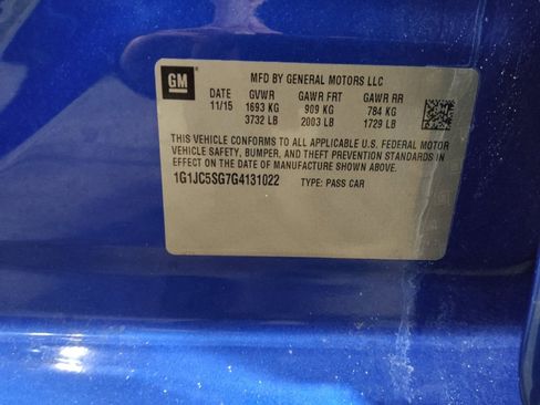 Used 2016 Chevrolet Sonic LT image 33