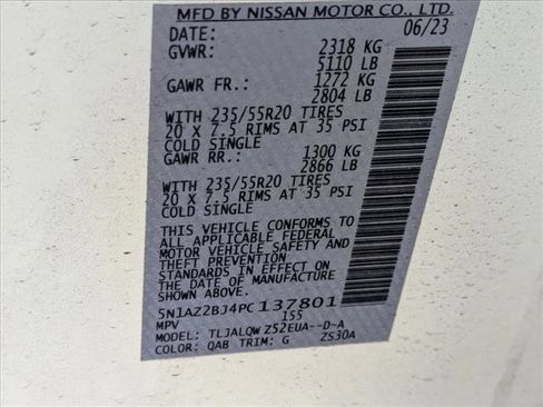 Certified 2023 Nissan Murano SV w/ SV Midnight Edition Package image 16