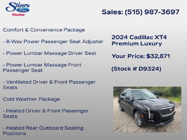 Used 2024 Cadillac XT4 Premium Luxury AWD/4WD image 9