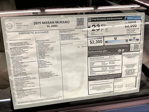 New 2025 Nissan Murano SL AWD/4WD image 38