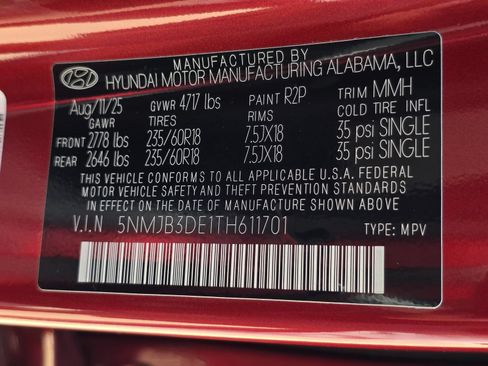 Certified 2026 Hyundai Tucson SEL Plus FWD image 32