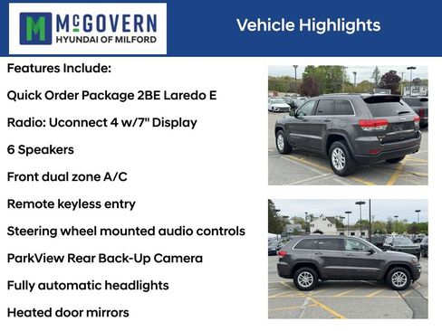 Used 2019 Jeep Grand Cherokee Laredo AWD/4WD image 4