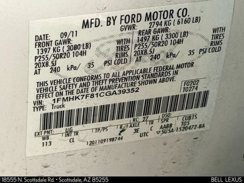 Used 2012 Ford Explorer Limited FWD image 32