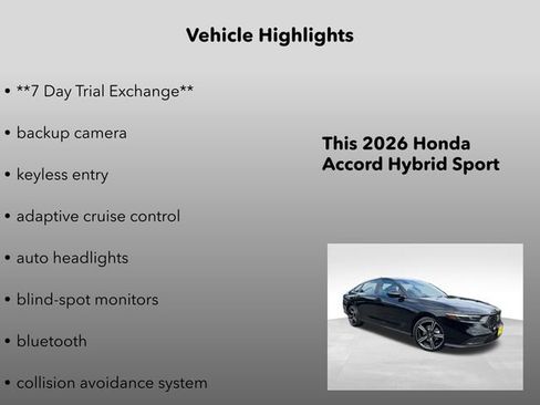 New 2026 Honda Accord Sport image 5