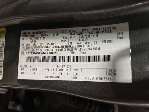 Used 2024 Ford Ranger XLT w/ Equipment Group 301A High image 27