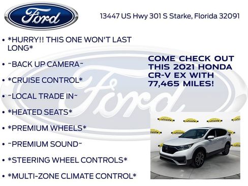 Used 2021 Honda CR-V EX image 10