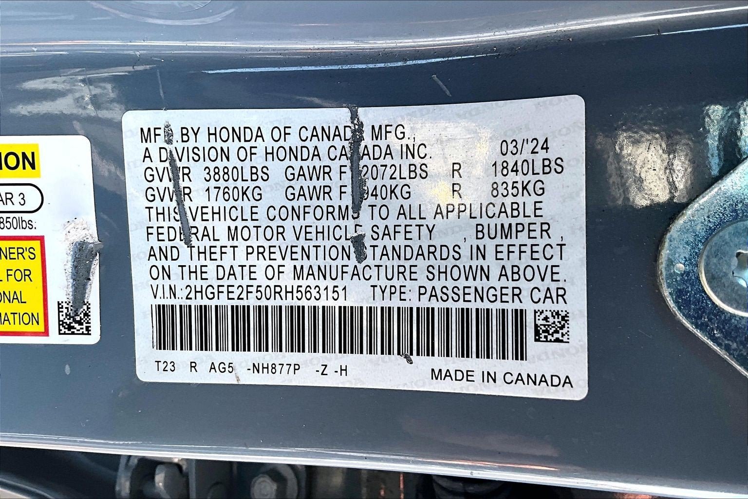 Used 2024 Honda Civic Sport image 29
