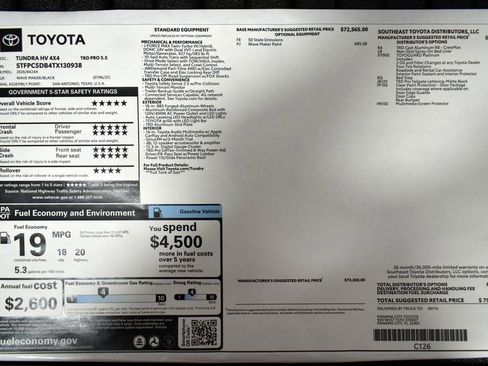 New 2026 Toyota Tundra TRD Pro image 2