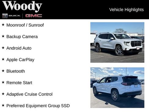 New 2026 GMC Acadia Denali Ultimate image 3