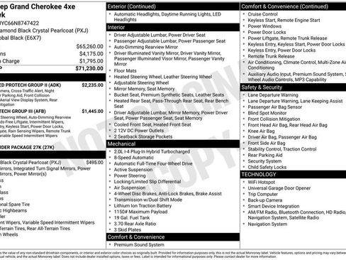 Used 2022 Jeep Grand Cherokee Trailhawk w/ Advanced Protech Group II image 15