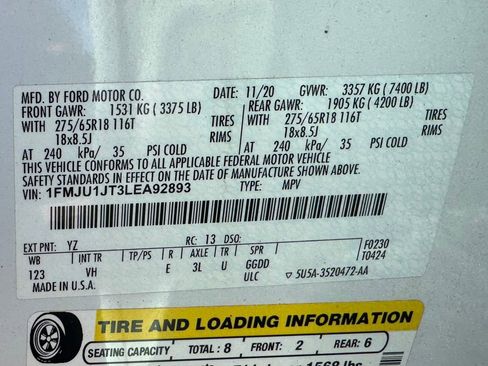 Used 2020 Ford Expedition XLT w/ Equipment Group 202A image 14