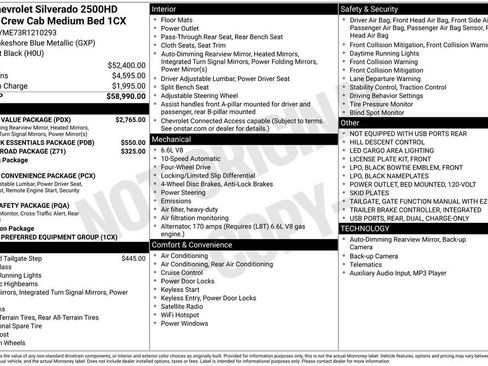 Certified 2024 Chevrolet Silverado 2500 Custom w/ Custom Value Package image 44