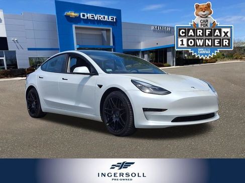 Used 2021 Tesla Model 3 Long Range AWD/4WD image 1