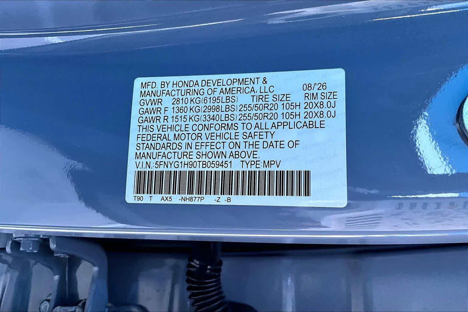 New 2026 Honda Pilot Black Edition image 20