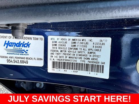 Used 2017 Honda Accord EX-L image 20